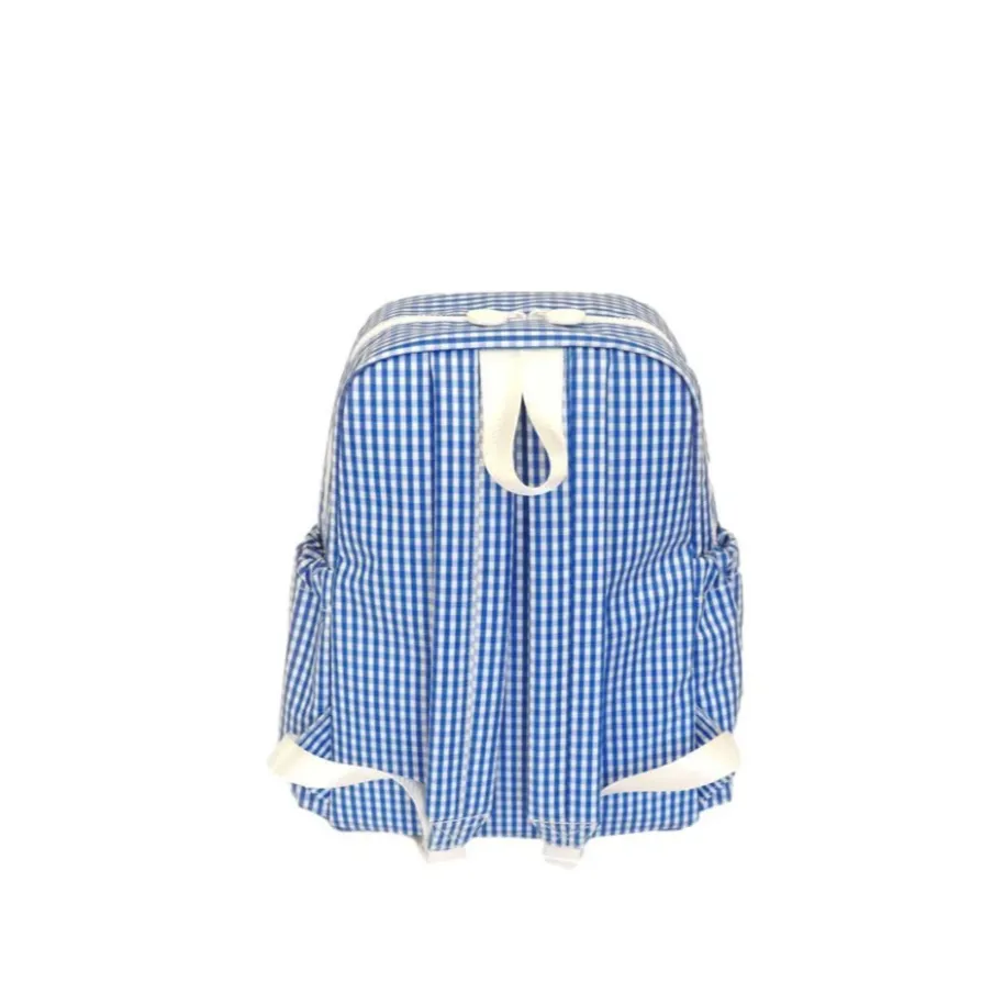 Gingham Coated Backpack