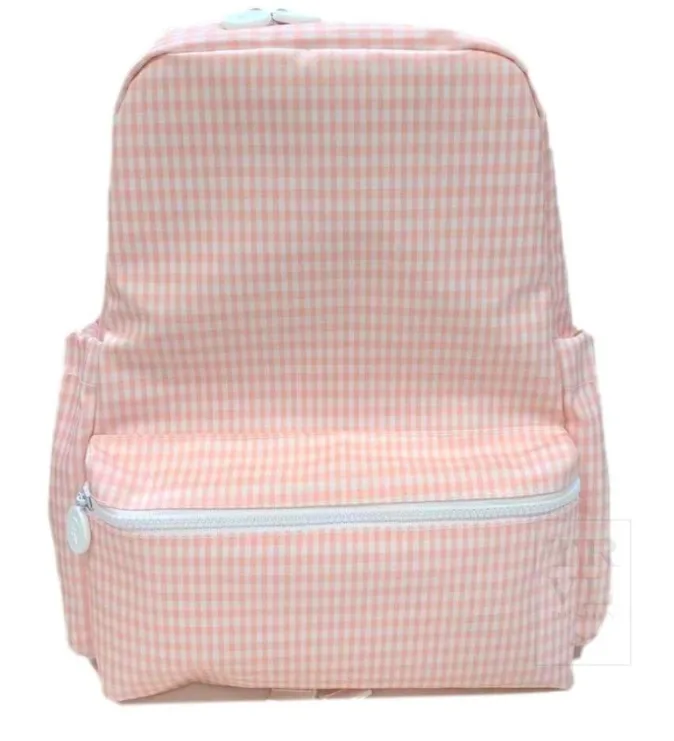 Gingham Coated Backpack