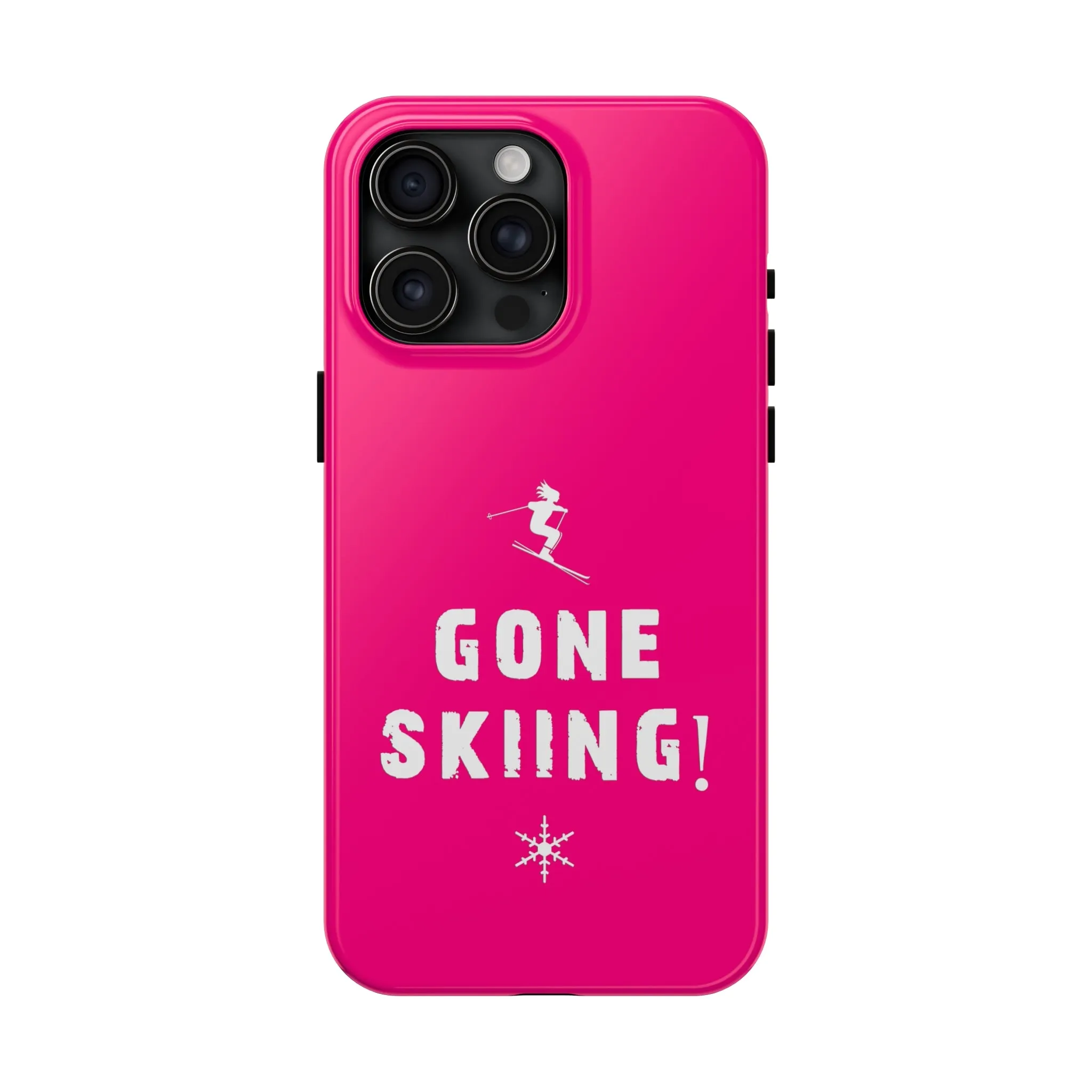 Gone Skiing Pink - Tough Phone Case, Case-Mate
