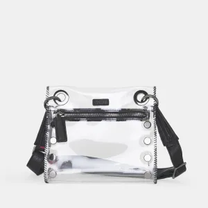 Hammitt: Tony Small Clear w/ black Zipper