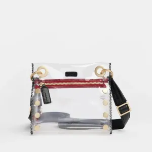 Hammitt: Tony Small Clear w/ Red Zipper