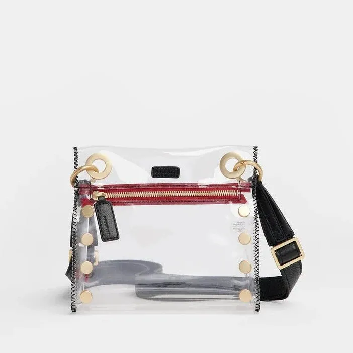 Hammitt: Tony Small Clear w/ Red Zipper