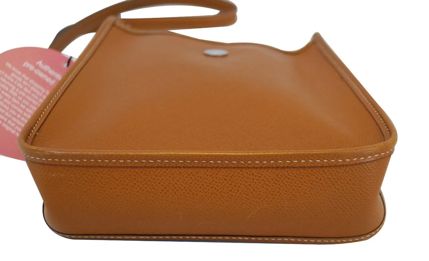 Hermes Brown Epsom Leather Vespa TPM Messenger Bag