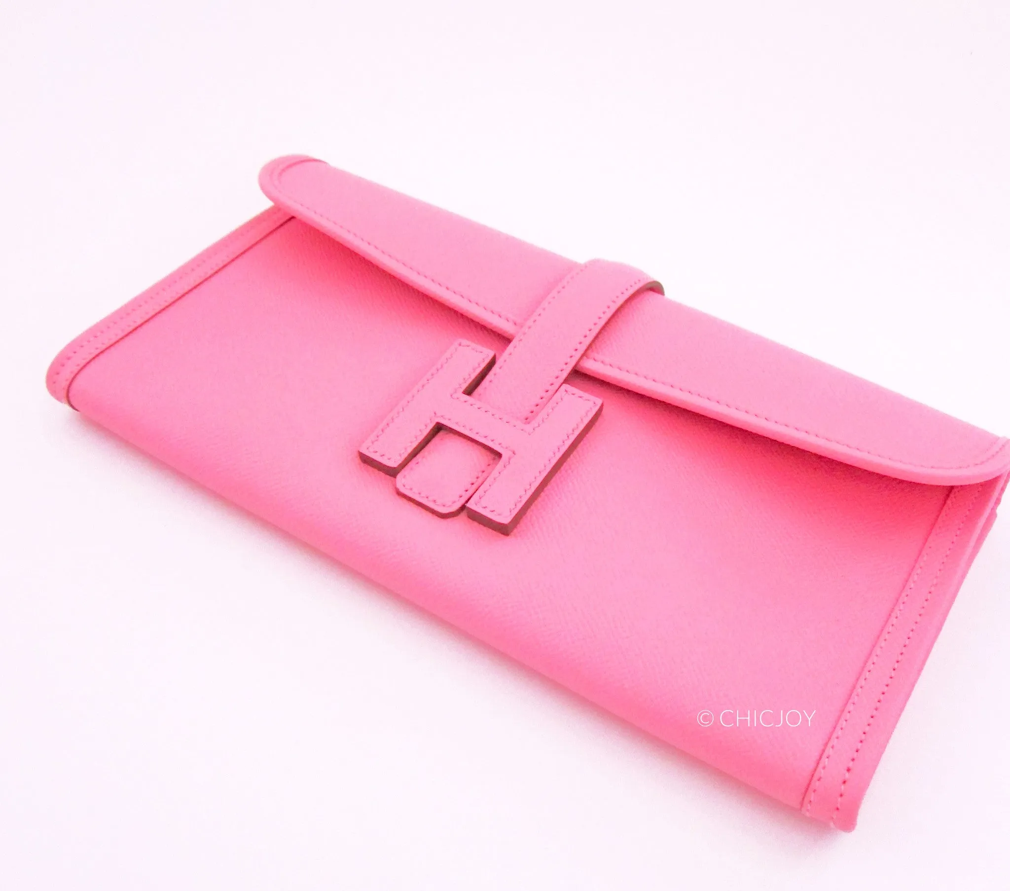 Hermes Rose Confetti Jige Elan 29cm