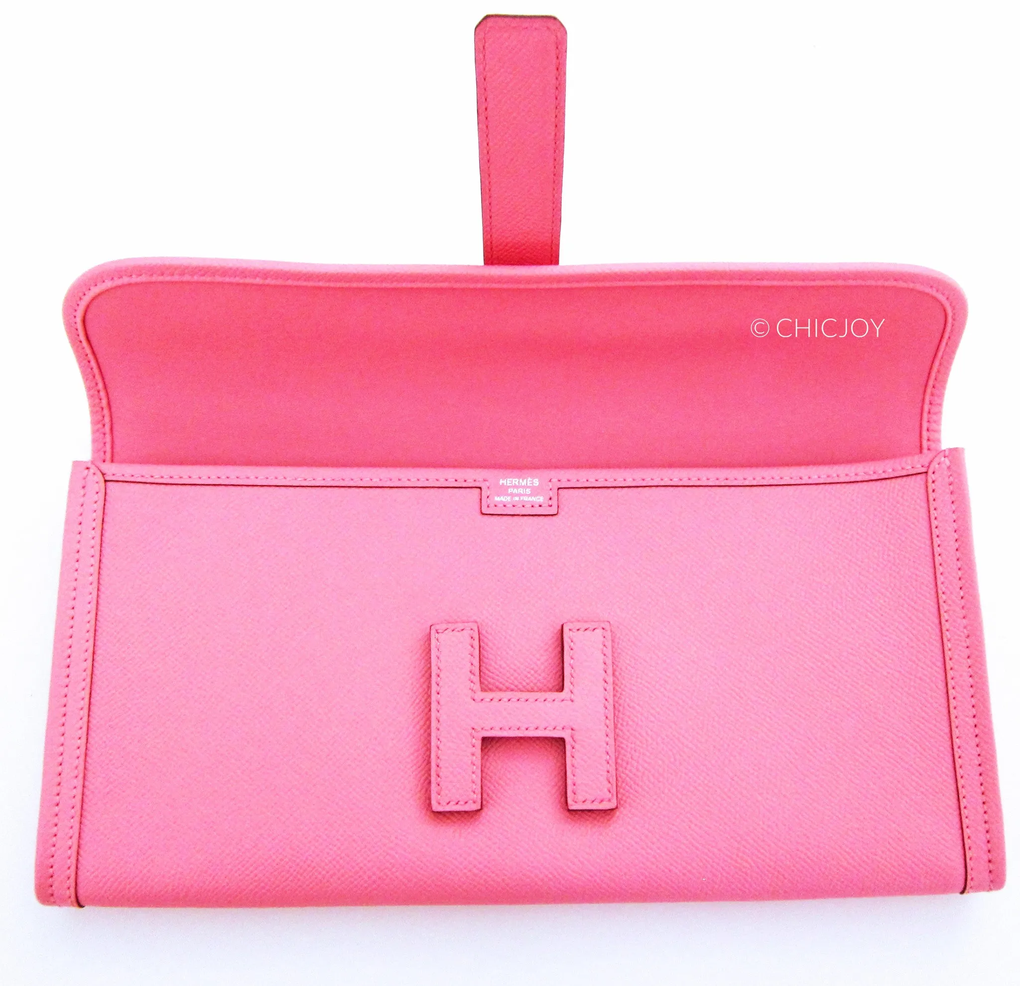 Hermes Rose Confetti Jige Elan 29cm