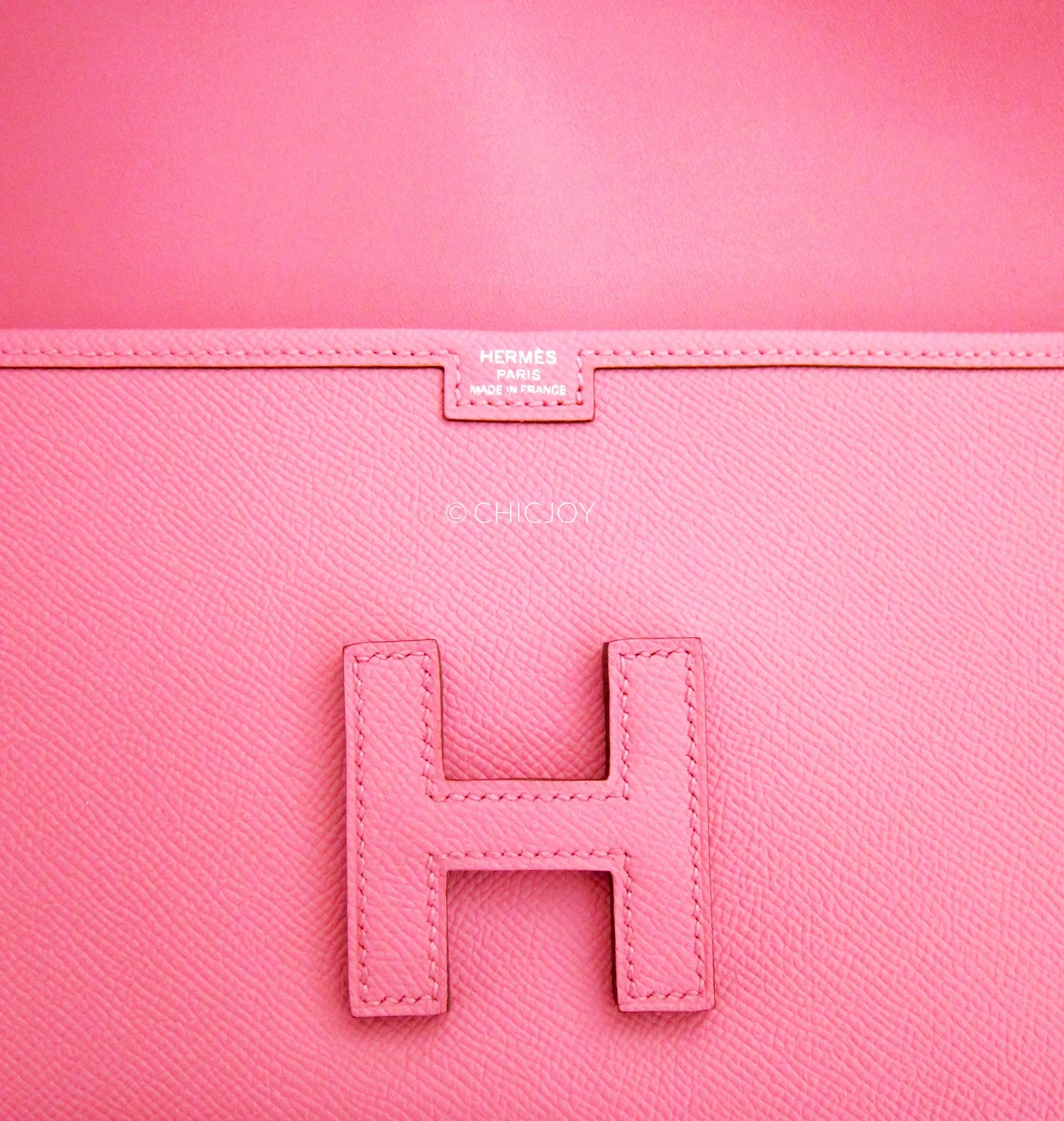 Hermes Rose Confetti Jige Elan 29cm