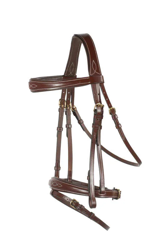Horze Sion Leather Bridle with Reins