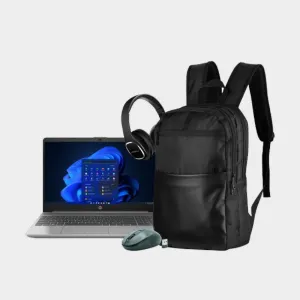 HP 250 G9 15.6" N4500 celeron 4|256 win 11   bag   mouse   headphone- 6Q984ES(BMH)