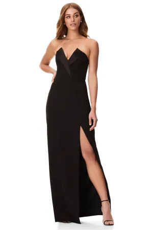Janelle Column Dress by Aidan Mattox - RENTAL