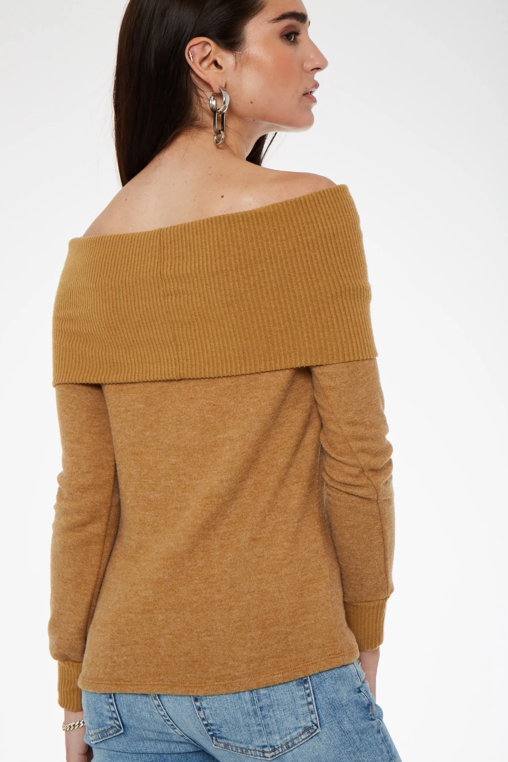 Juniper Cozy Off-Shoulder Top
