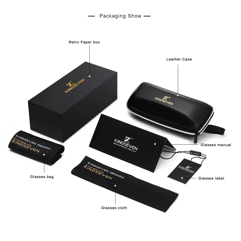 KINGSEVEN Fashion Polarized Sunglasses for Men