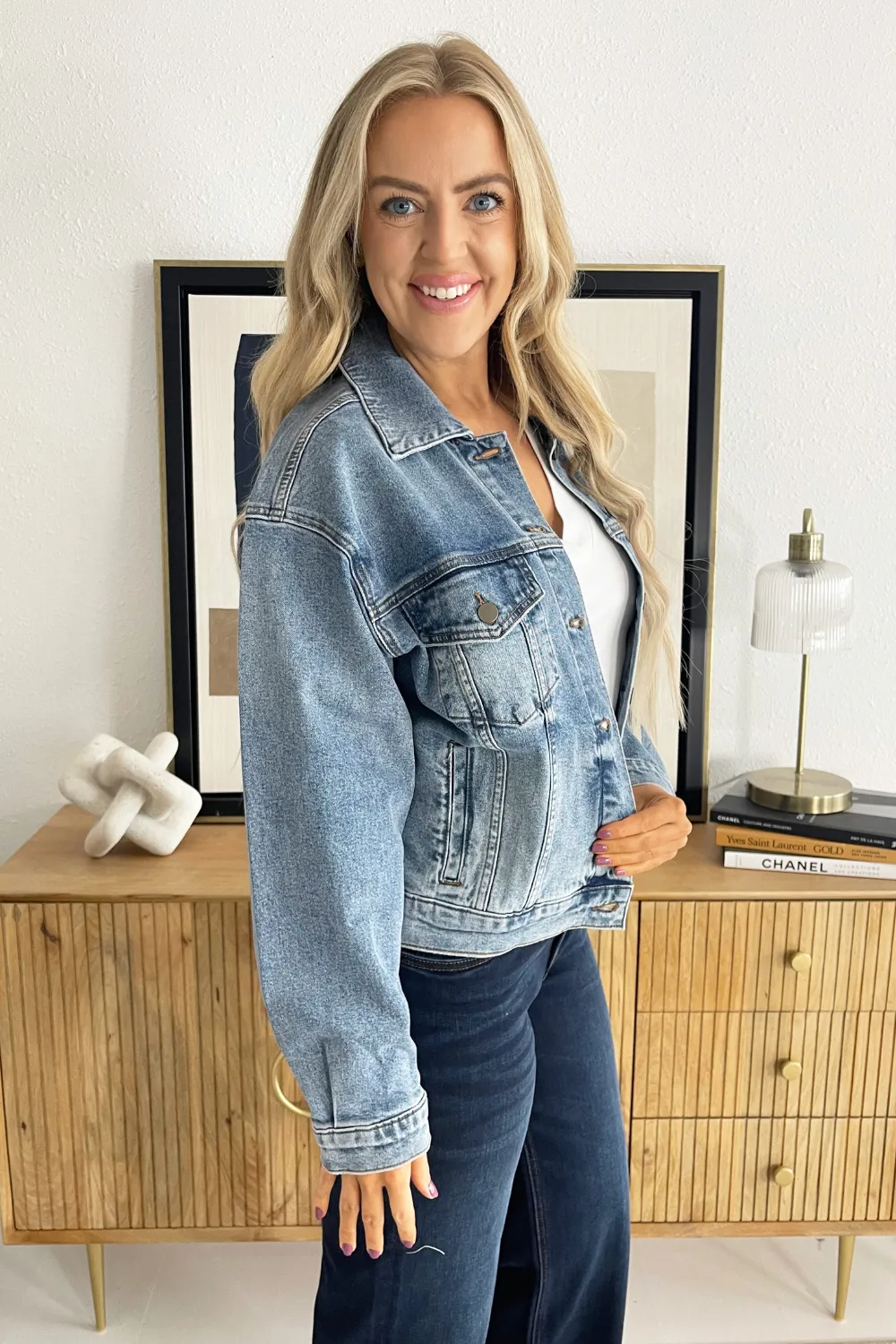 Liz Trucker Drop Shoulder Jacket