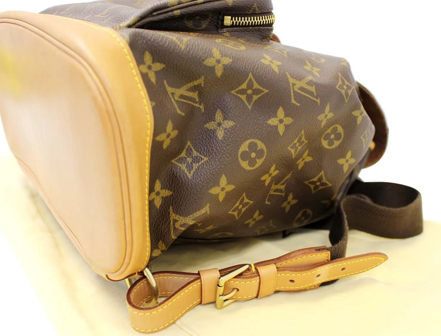 LOUIS VUITTON Backpack Bag Monogram Brown Montsouris GM