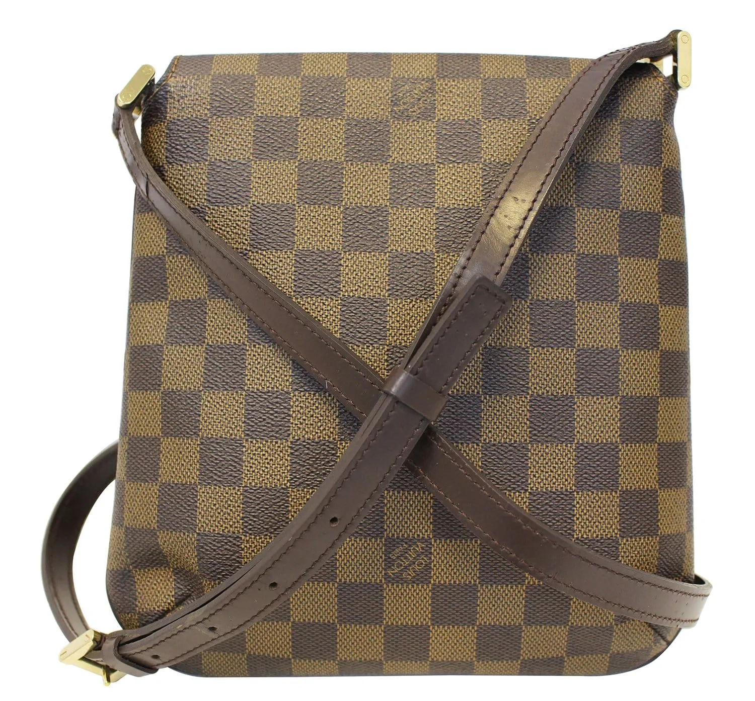 LOUIS VUITTON Damier Ebene Musette Salsa Crossbody Bag