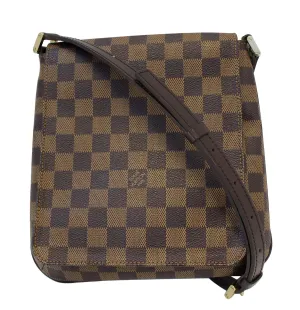 LOUIS VUITTON Damier Ebene Musette Salsa Crossbody Bag