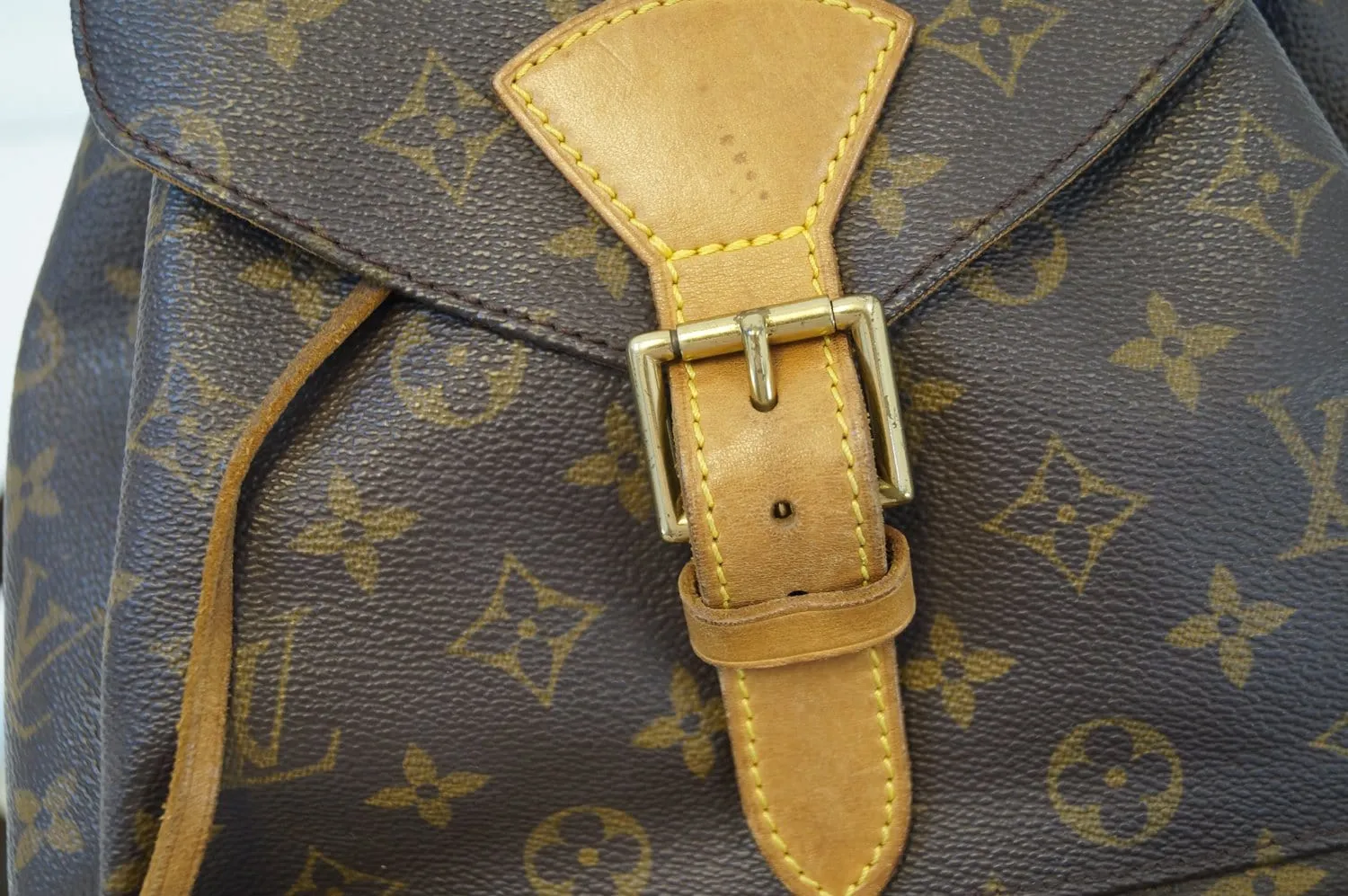 LOUIS VUITTON Monogram Brown Montsouris GM Backpack Bag