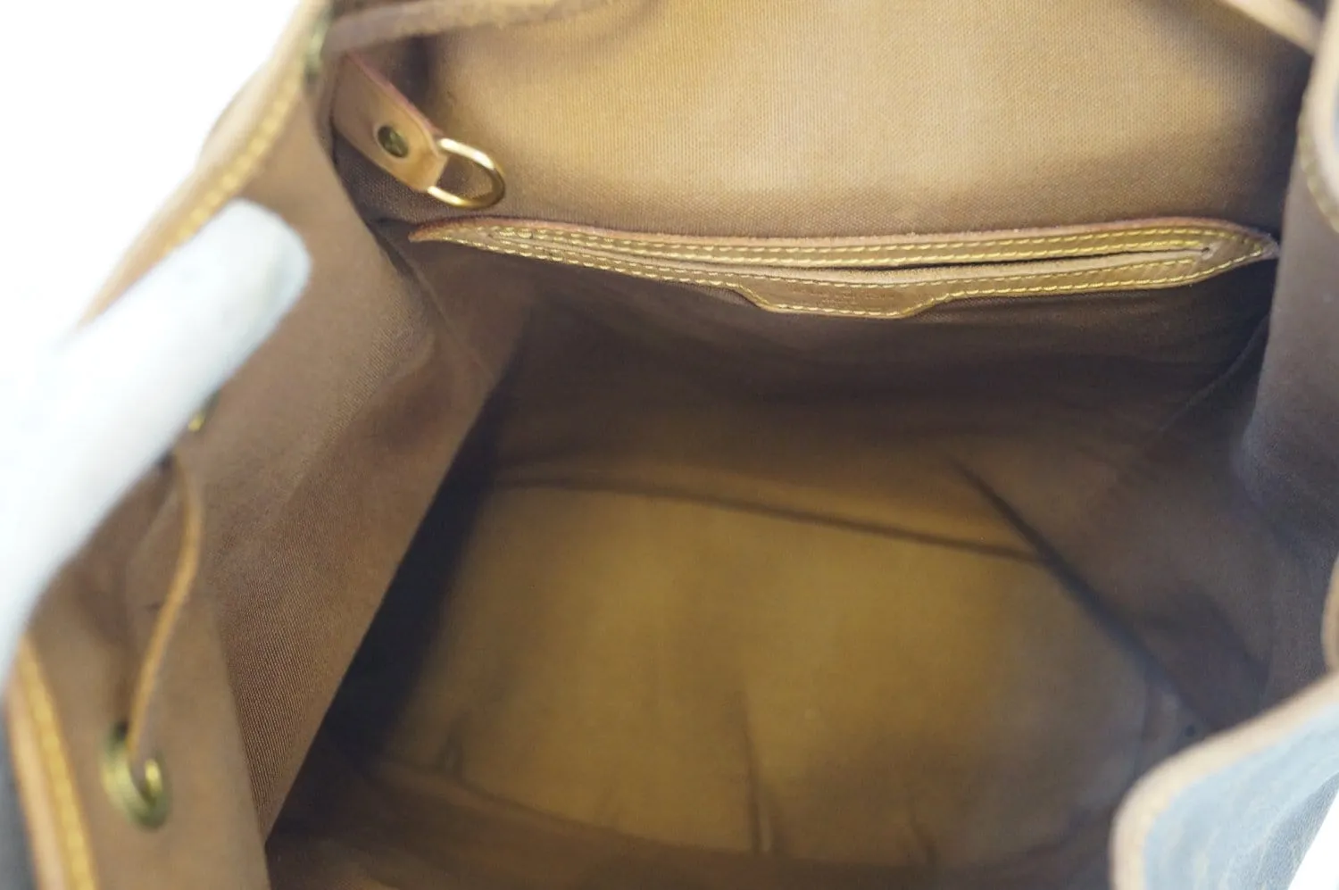 LOUIS VUITTON Monogram Brown Montsouris GM Backpack Bag