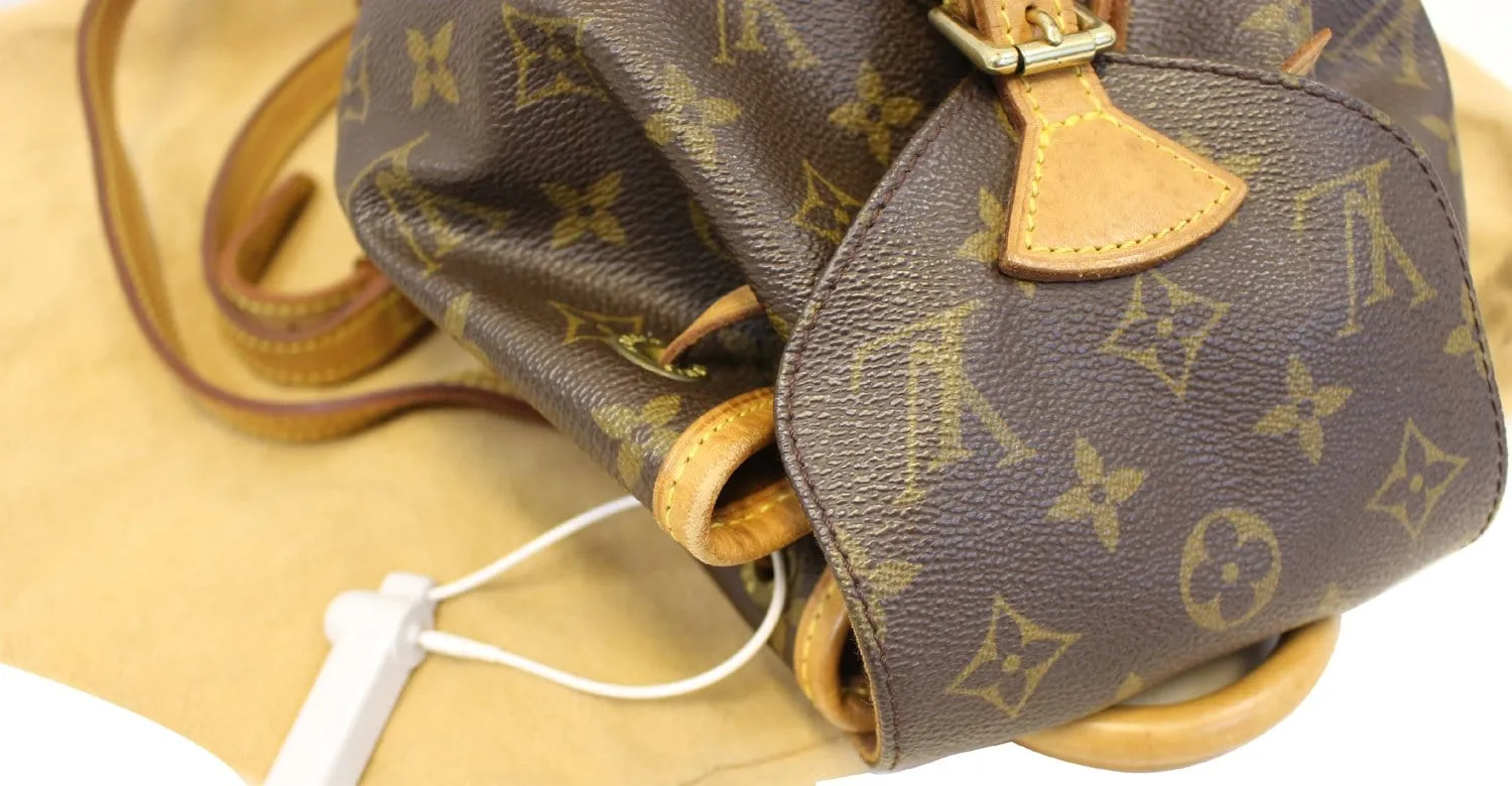 LOUIS VUITTON Monogram Canavs Montsouris PM Backpack