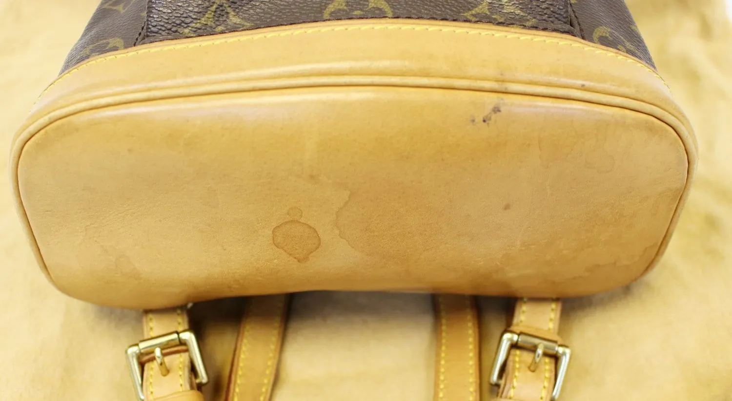 LOUIS VUITTON Monogram Canavs Montsouris PM Backpack
