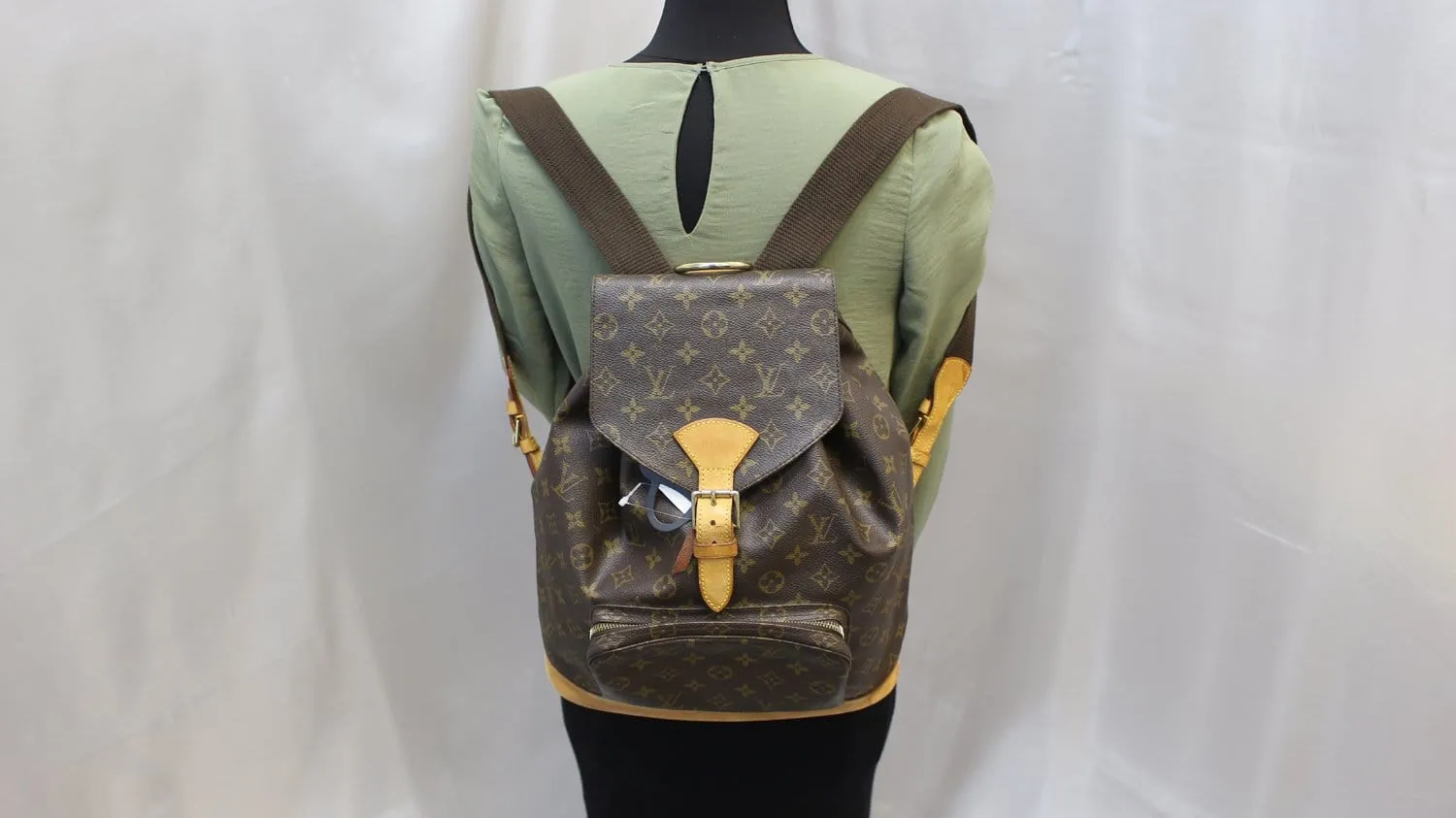 LOUIS VUITTON Monogram Canvas Montsouris GM Backpack