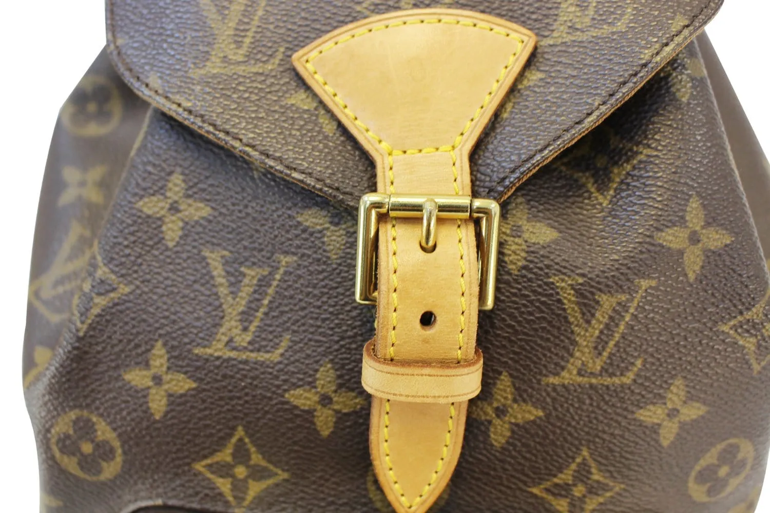 LOUIS VUITTON Monogram Canvas Montsouris MM Backpack Bag TT1495
