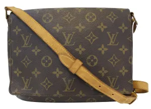 LOUIS VUITTON Monogram Canvas Musette Tango Crossbody