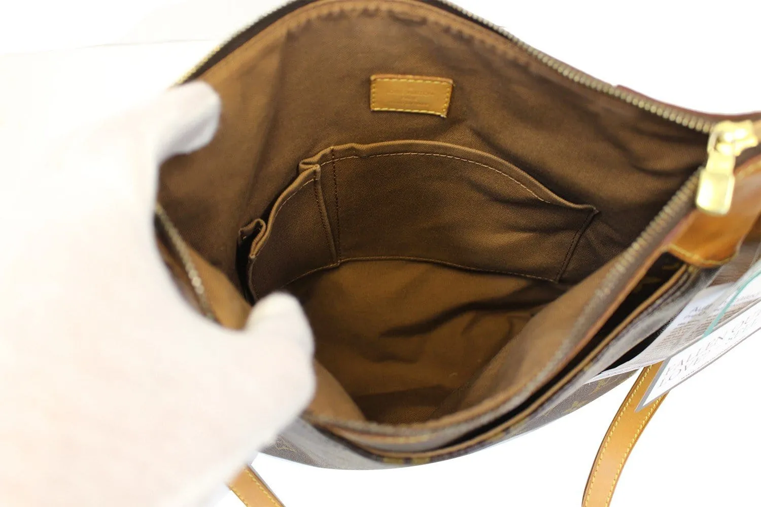 LOUIS VUITTON Monogram Canvas Odeon MM Crossbody Bag