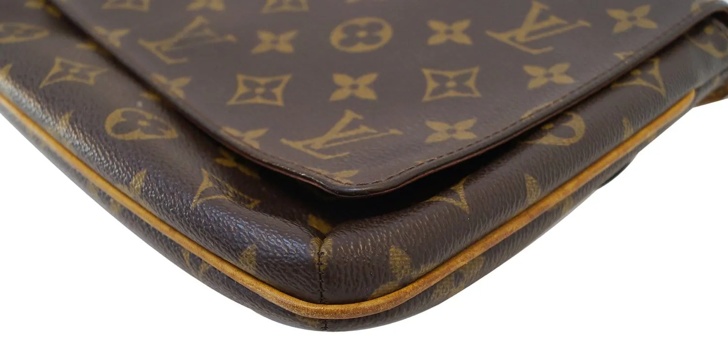 LOUIS VUITTON Monogram Musette Tango Bag w/ Long Strap Crossbody Bag