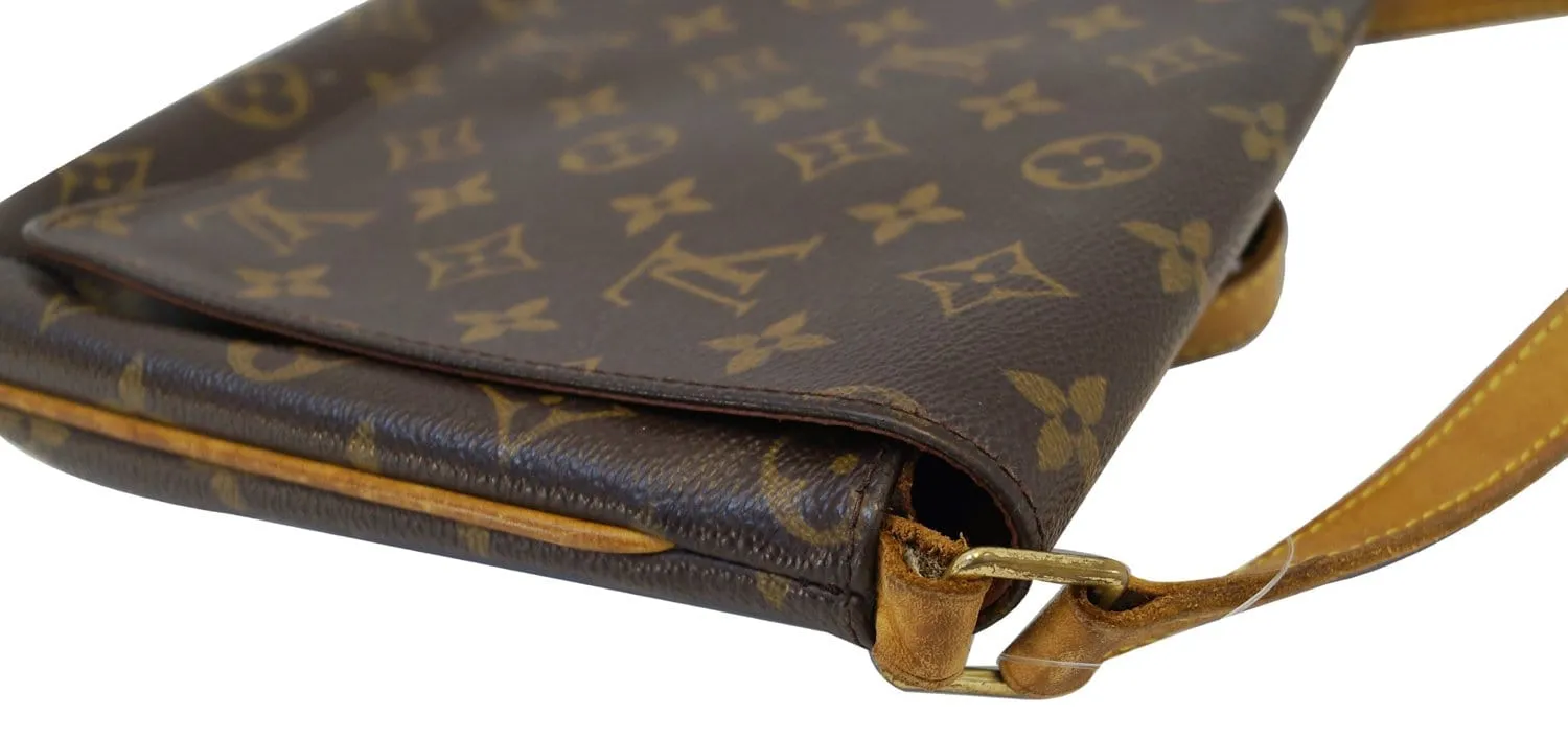 LOUIS VUITTON Monogram Musette Tango Bag w/ Long Strap Crossbody Bag