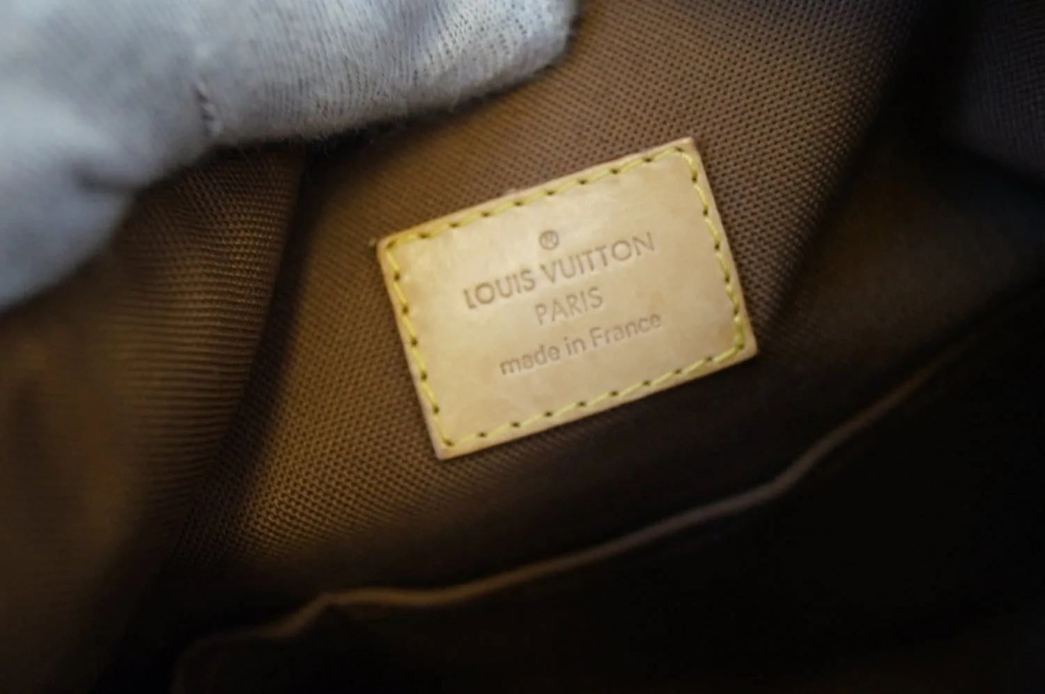 LOUIS VUITTON Monogram Odeon MM Messenger Bag