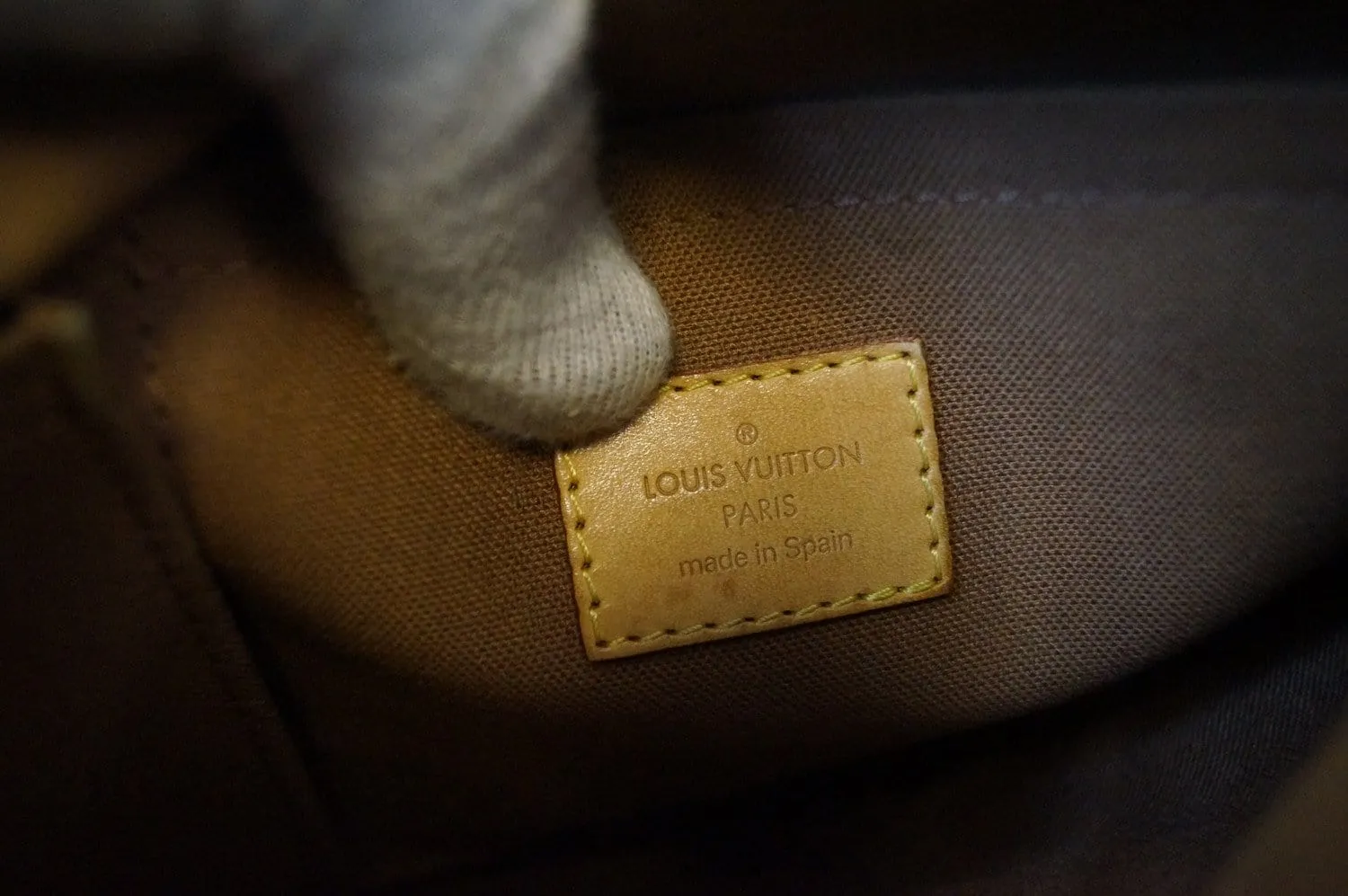 LOUIS VUITTON Monogram Odeon PM Shoulder Bag