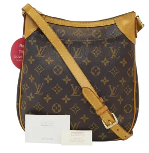 LOUIS VUITTON Monogram Odeon PM Shoulder Bag