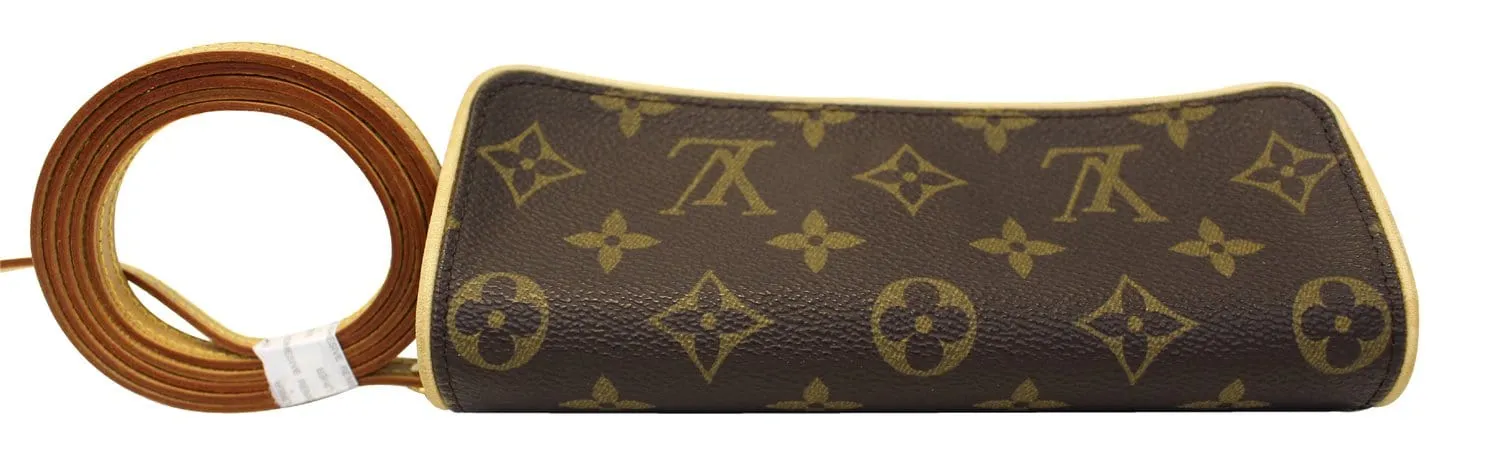 LOUIS VUITTON Monogram Pochette Twin PM Crossbody Bag
