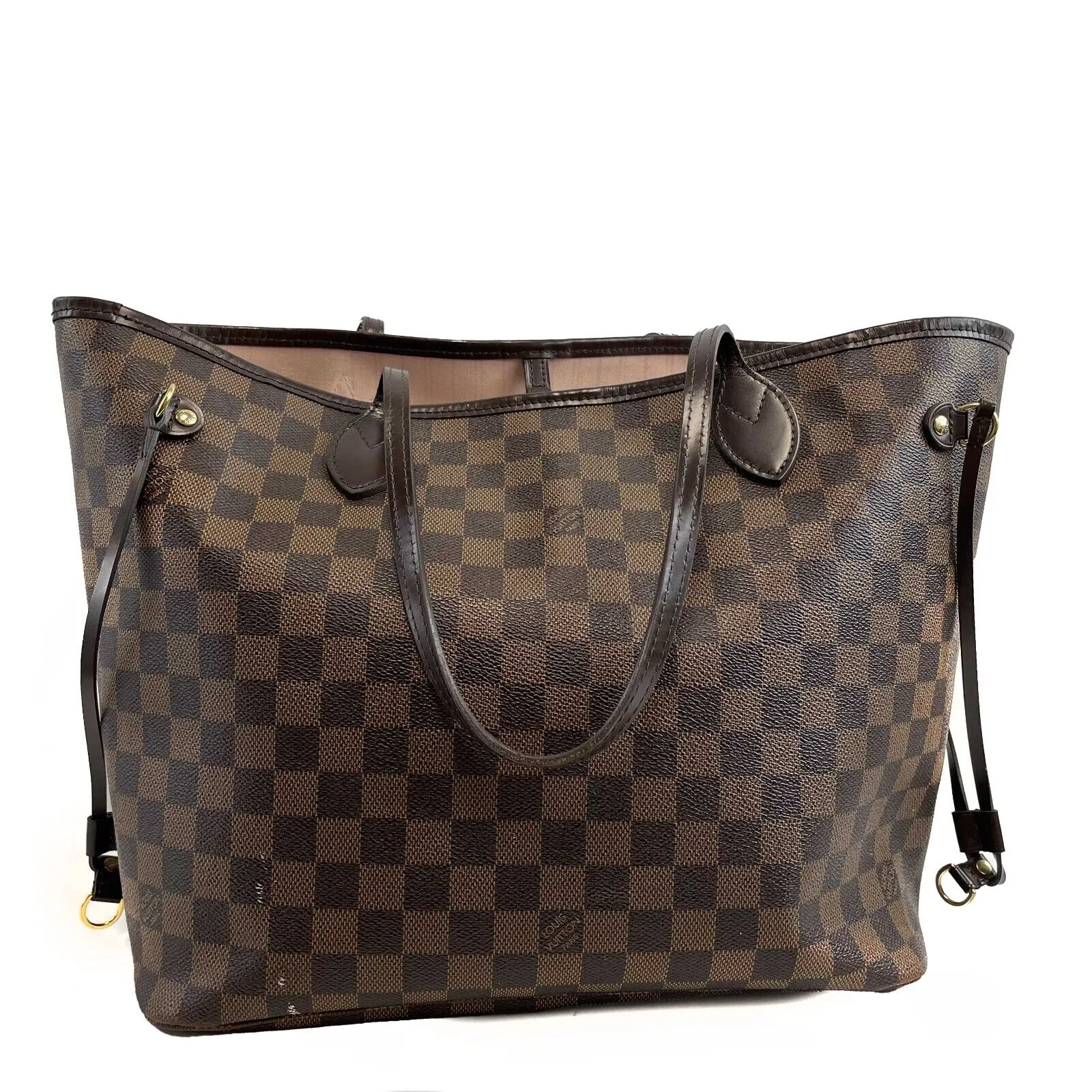 Louis Vuitton Neverfull Damier Ebene MM Brown Handbag