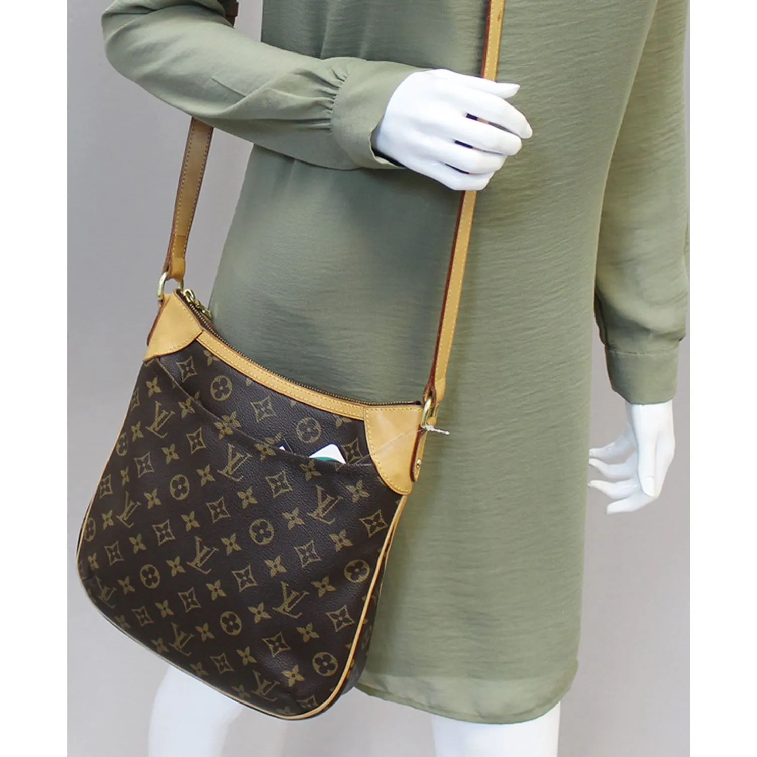 LOUIS VUITTON Odeon PM Monogram Canvas Shoulder Crossbody Bag