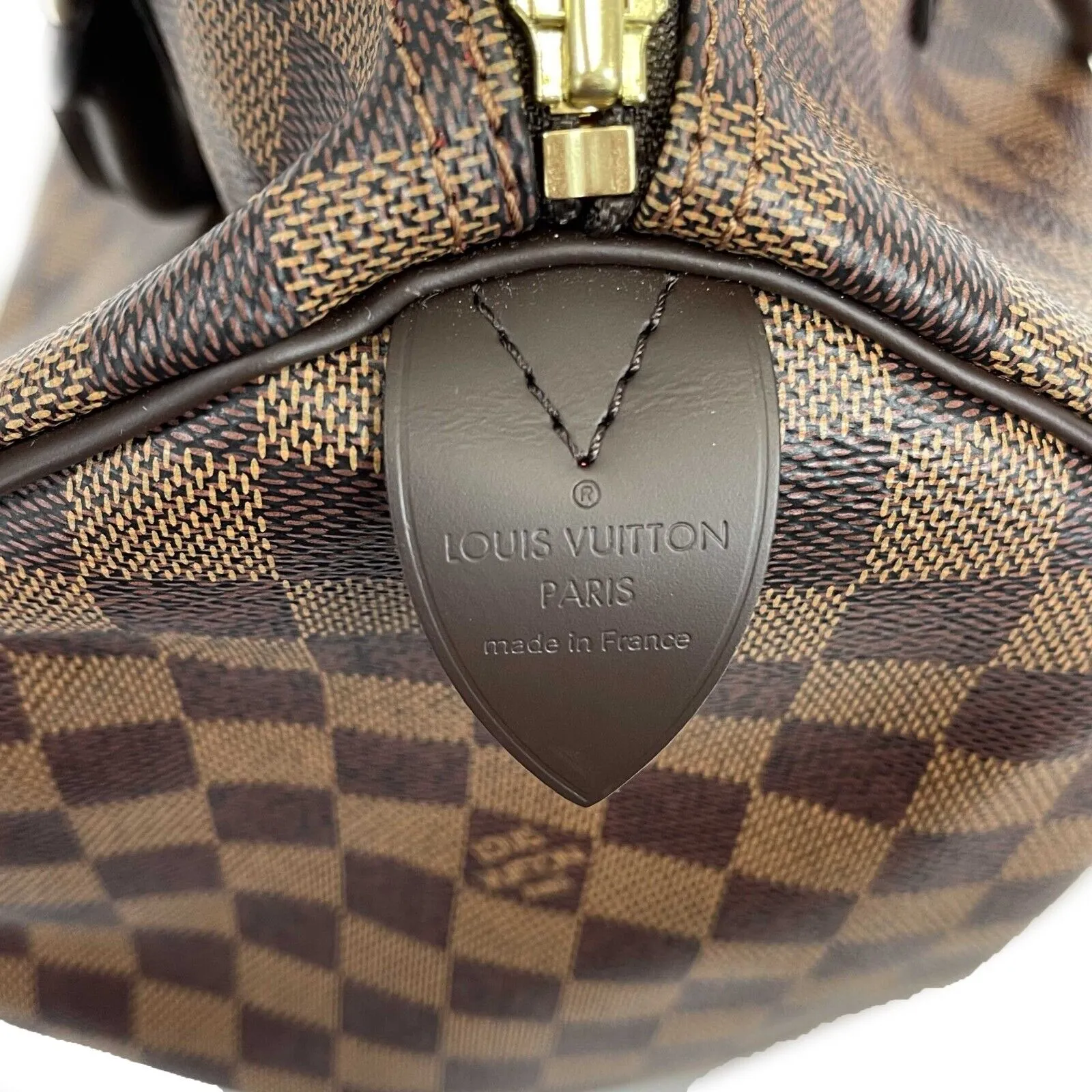 Louis Vuitton - Pristine - Damier Ebene Speedy 30 - Brown - Top Handle Bag