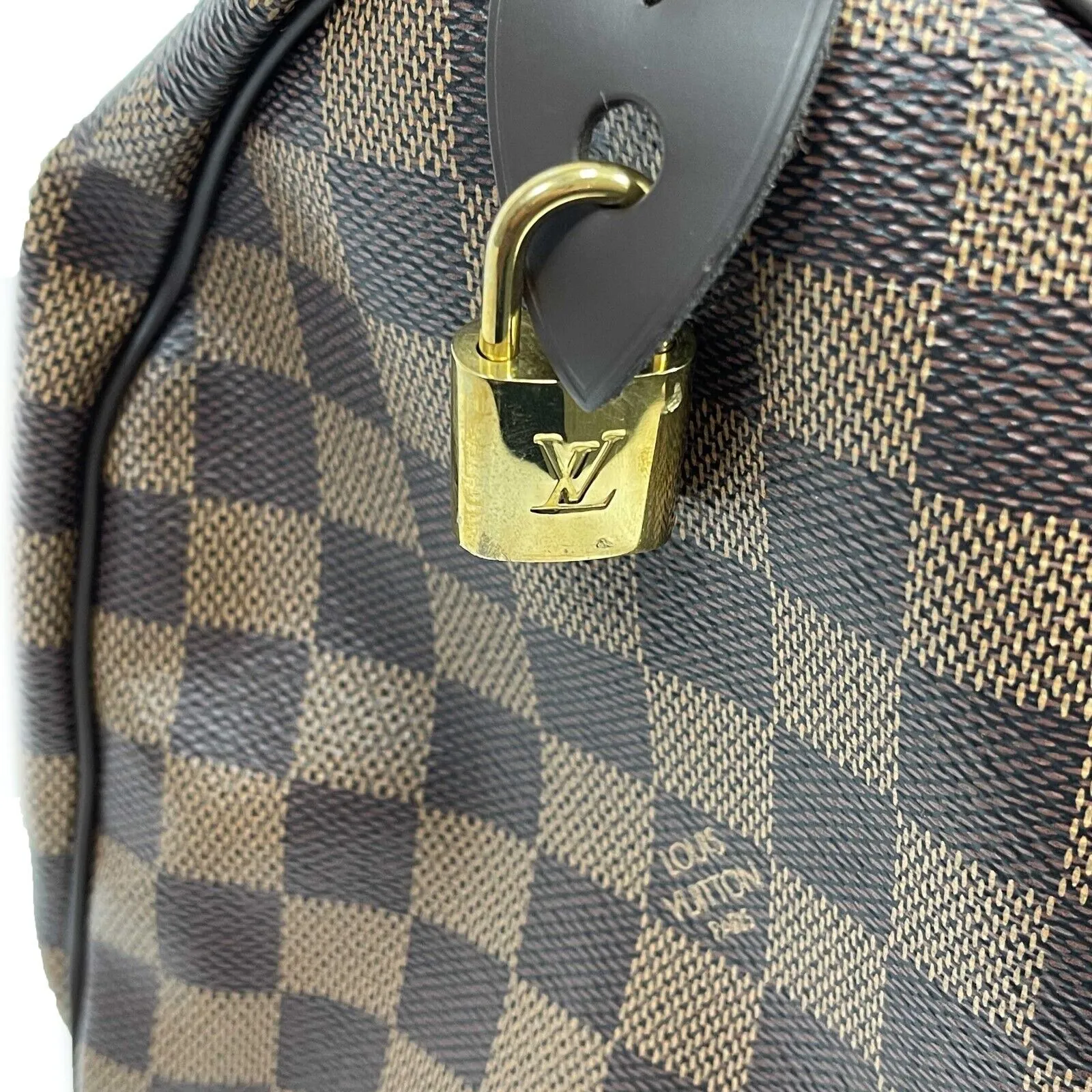 Louis Vuitton - Pristine - Damier Ebene Speedy 30 - Brown - Top Handle Bag