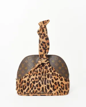 Louis Vuitton x Alaïa Limited Edition Leopard Pony Hair Monogram Alma   Full Set