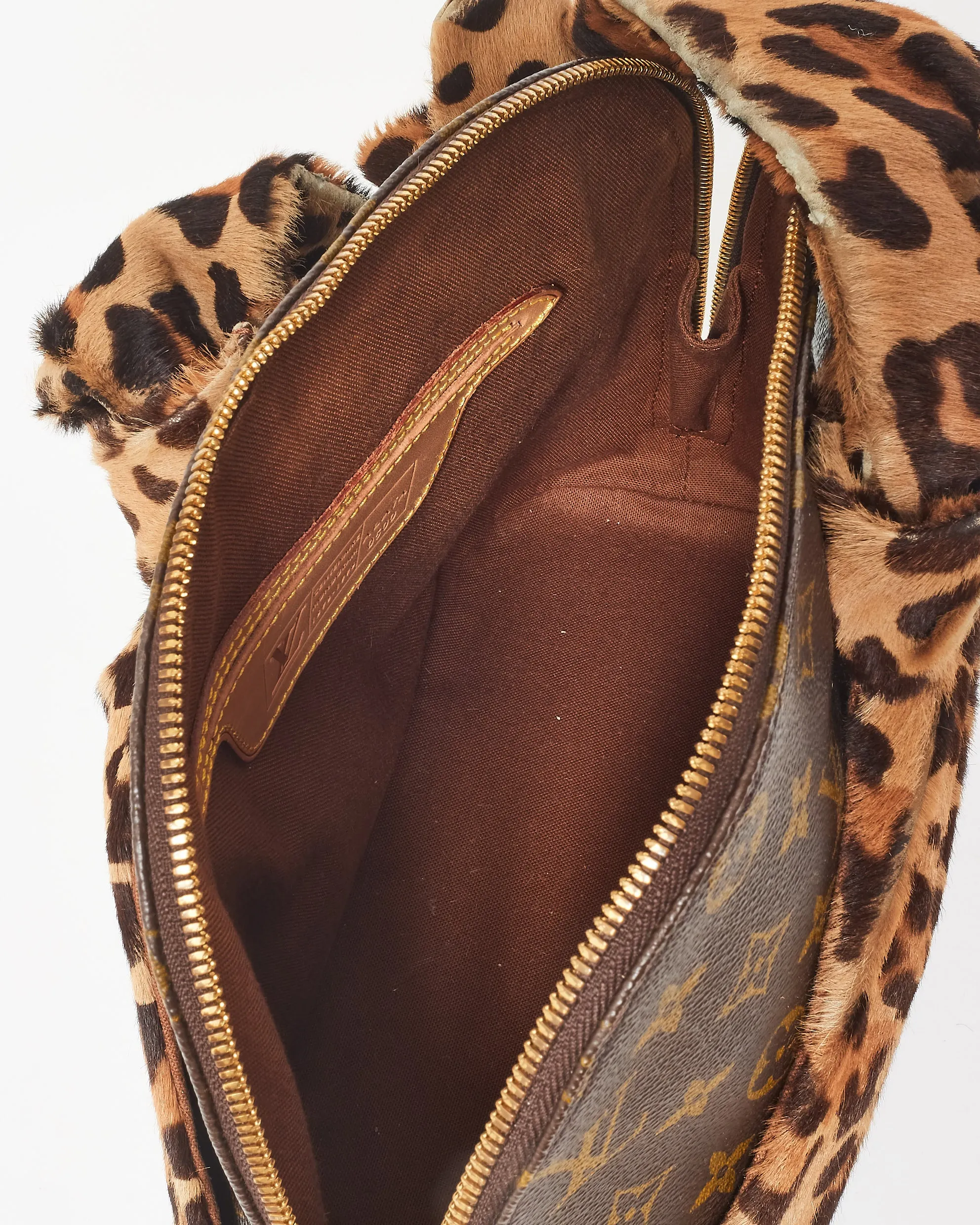 Louis Vuitton x Alaïa Limited Edition Leopard Pony Hair Monogram Alma   Full Set