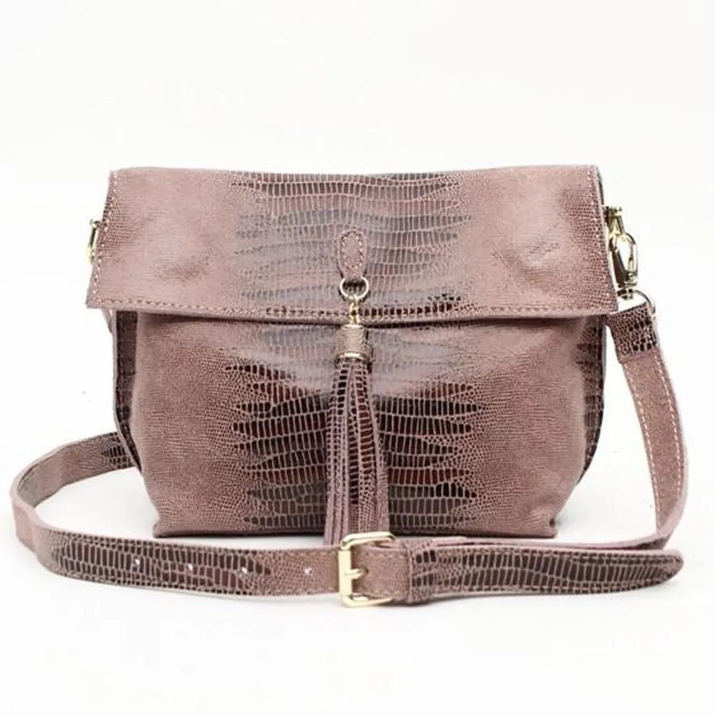 <bold>Messenger / Crossbody Bag <br>Genuine-Leather