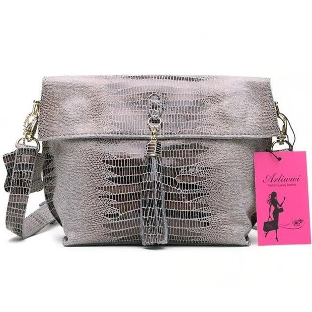 <bold>Messenger / Crossbody Bag <br>Genuine-Leather