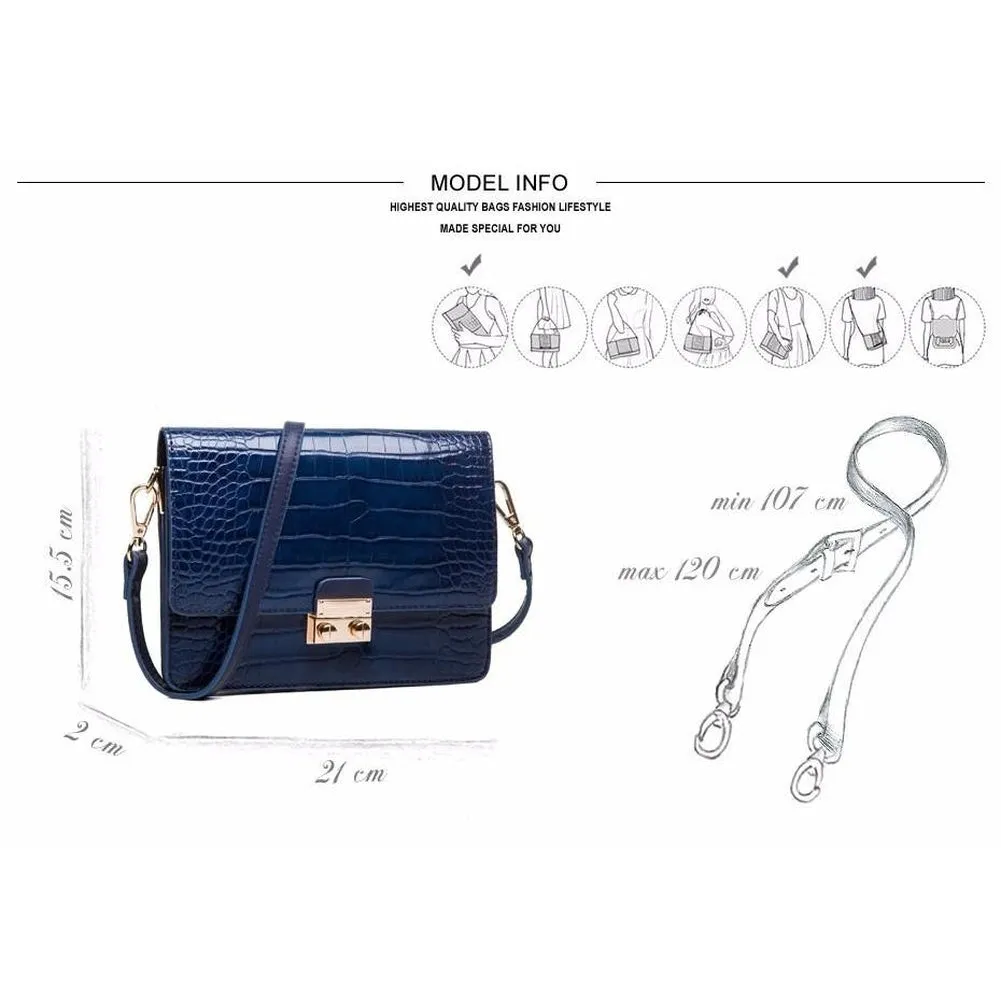 <bold>Messenger / Crossbody Bag <br>Vegan-Leather