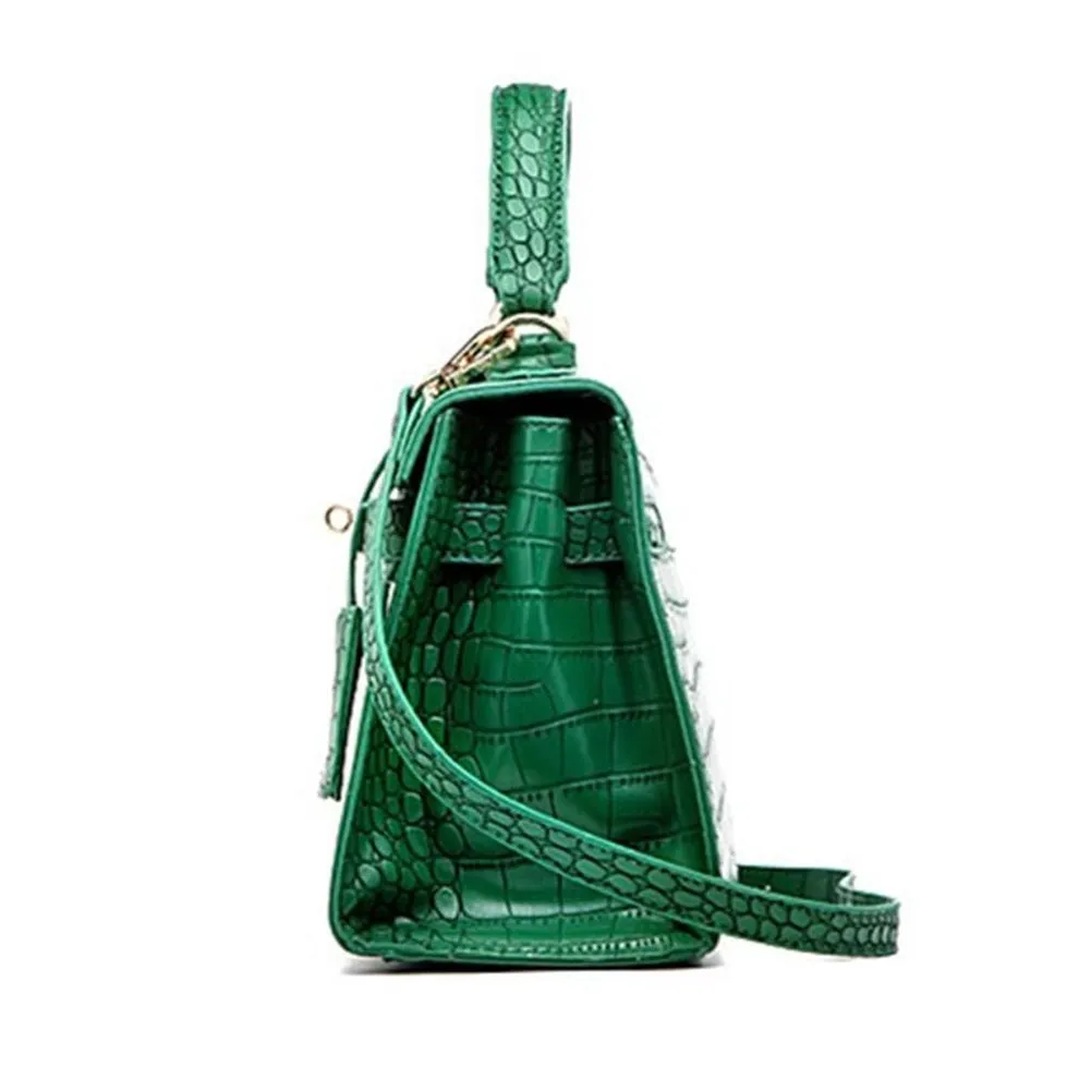<bold>Top-Handle & Crossbody Bag <br>Vegan-Leather