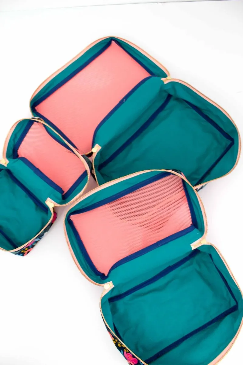 Menagerie 3 Piece Luggage Cube Set