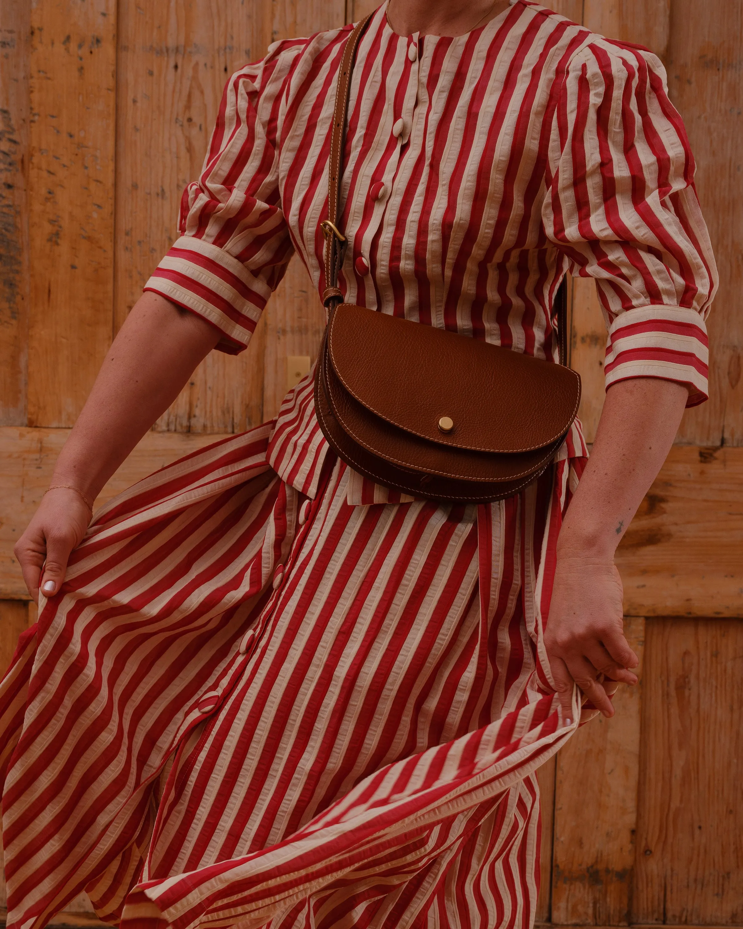 Mezzo in Leather Brown