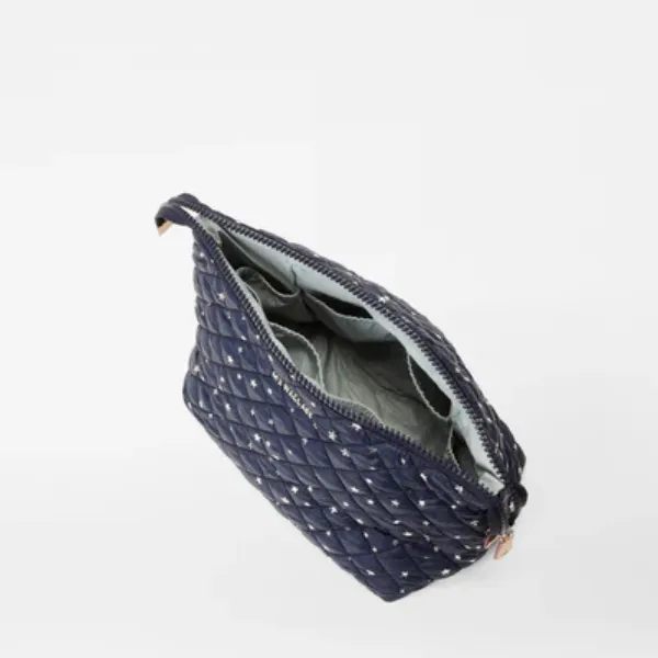 MZ Wallace Large Zoey in Navy Dawn with Silver Stars