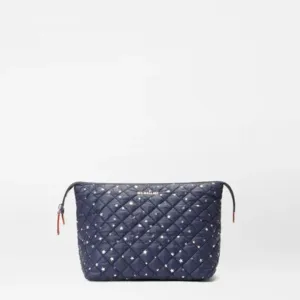 MZ Wallace Large Zoey in Navy Dawn with Silver Stars