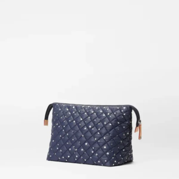 MZ Wallace Large Zoey in Navy Dawn with Silver Stars