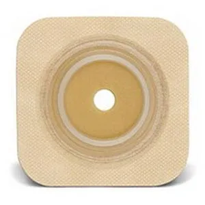 Natura® Flexible Durahesive® Skin Barrier, 4" x 4" (10cm x 10cm) Tan, Cut-to-Fit Stoma Opening 1/2" - 1-1/4" (13mm - 32mm), Flange 1-3/4" (45mm) - Box of 10