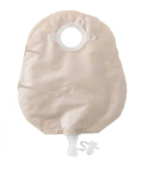 Natura® Two-Piece Urostomy Pouch, Flange 1-3/4" (45mm), Transparent 10" (25.4cm) - Box of 10